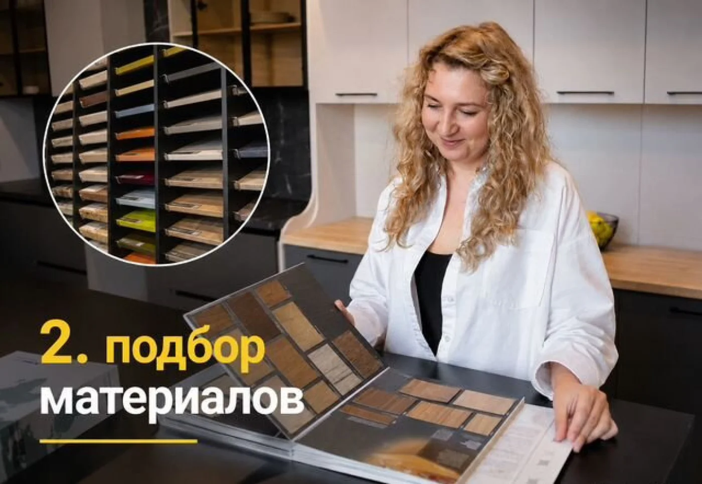 Кухня до потолка на заказ из ЛДСП графитовая